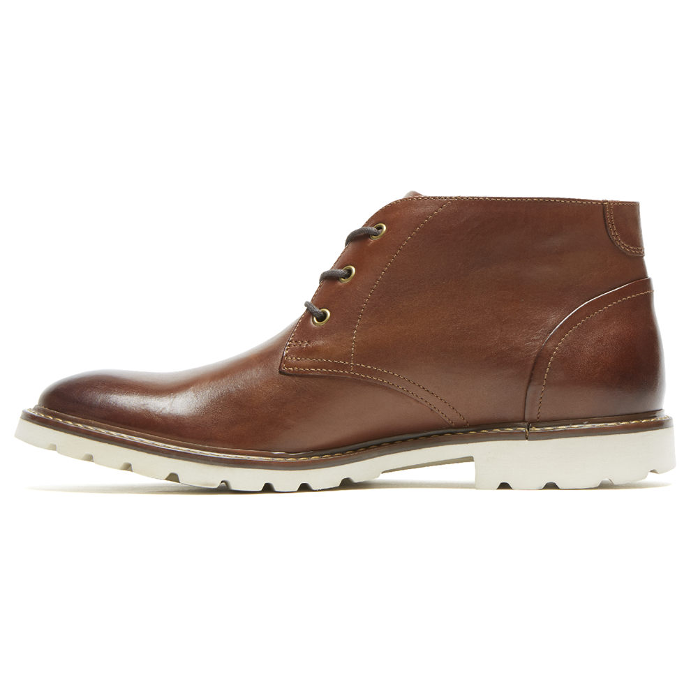 Rockport Mens Sharp & Ready Chukka - Boots Brown - CSB209187